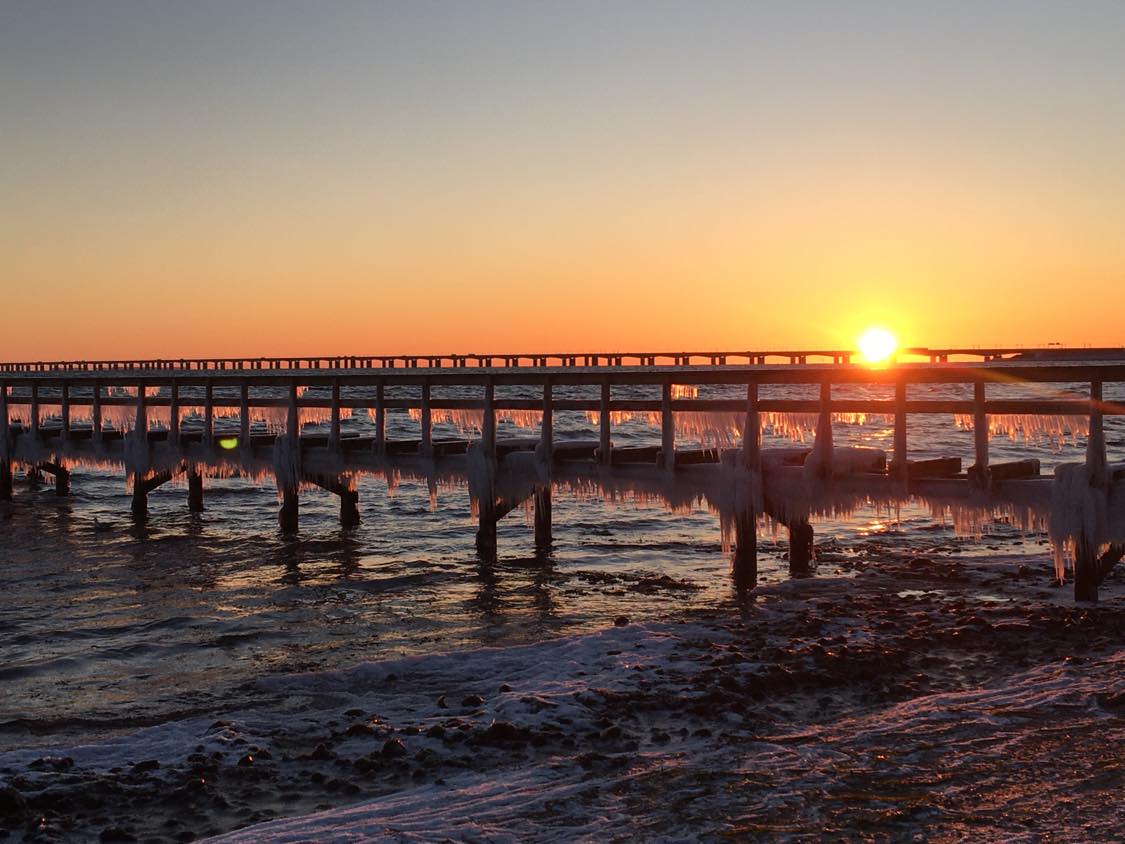 Isvinter bro Nyborg